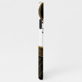 Black and Gold Pharaonic Beetle iPhone Case Hoesje (Rechterkant)