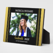 Black and Gold Photo Afstuderen Keepomwille Fotoplaat (Zijkant)