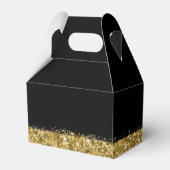 Black and Gold Specialized Mr & Mrs Wedding Bedankdoosjes (Achterkant)