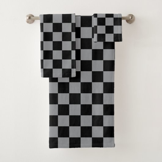 Black and Gray Checkered Print (En situation)