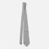 Black and Grey Modern Geometric Wavy Curved Lines Stropdas (Achterkant)