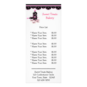 Black and Pink Cookie Jar Reclamekaart