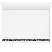 Black and Pink Damask Wedding (Binnen Horizontaal (Onder))