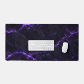 Black and Purple Marble Mouse Pad (Clavier et souris)