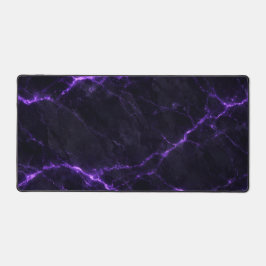 Black and Purple Marble Mouse Pad