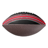 Black and Red Jersey Stripes with Custom Name American Football (Gedraaid 90)