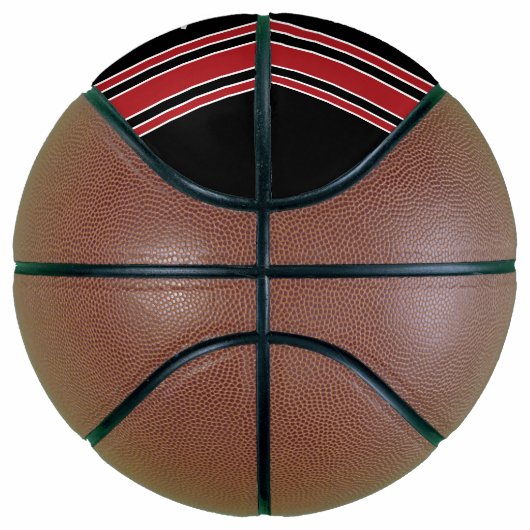 Black and Red Sports Jersey Custom Name Number Basketbal (Rechts)