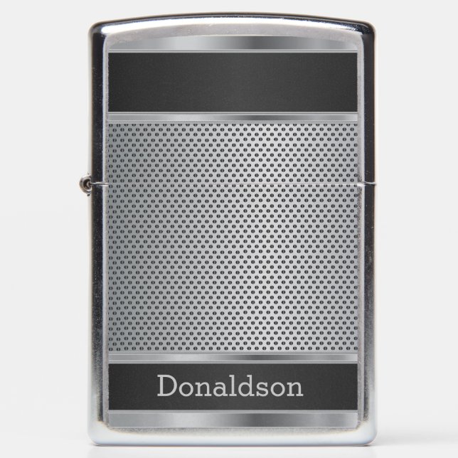 Black and Silver Metal Mesh (Voorkant)