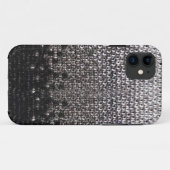 Black and Silver Rhinestone Glitter iPhone 5 Hoesj Case-Mate iPhone Case (Achterkant (horizontaal))
