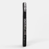 Black and Silver Rhinestone Glitter iPhone 5 Hoesj Case-Mate iPhone Case (Achterkant/rechts)