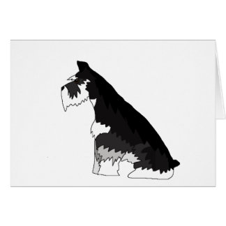 Black and Silver Schnauzer