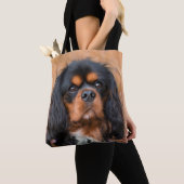 Black and Tan Cavalier King Charles Spaniel Dog Draagtas (Dichtbij)