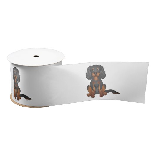 Black and Tan Cavalier King Charles Spaniel Dog Lint (Spoel)