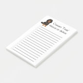 Black and Tan Cavalier King Charles Spaniel  Post-it® Notes (Schuin)