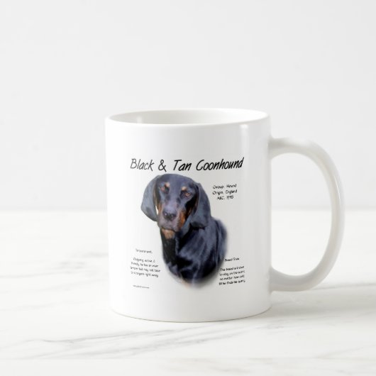Black and Tan Coonhound Geschiedenis Koffiemok (Rechts)