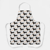 Black and Tan Dachshunds Cute Pattern Schort (Voorkant)