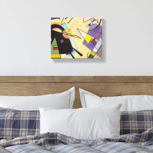 Black and Violet by Wassily Kandinsky Canvas Afdruk (Insitu (Slaapkamer))