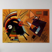 Black and Violet, Kandinsky, 1923 Poster (Voorkant)
