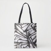 Black and White Abstract Draagtas (Voorkant)