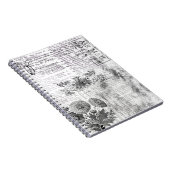 Black and White Air Mail Notitieboek (Rechterzijde)