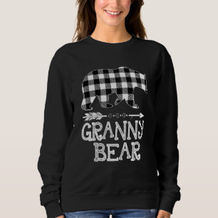 Black and White Buffalo Pset Granny Beer Christma Trui