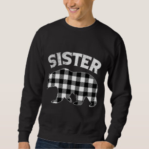 Black and White Buffalo Pset Sister Beer Christma Trui
