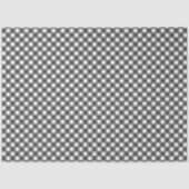 Black and White Checkered Tissue Paper Tissuepapier (Voorkant)