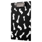 Black and White Chess Piece Pattern Klembord (Links)