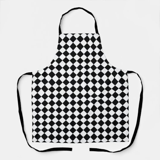 Black and White Chevron Pattern Unique Stylish Schort (Voorkant)