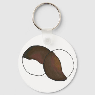 Black and White Cookie Cookies NYC New York City Sleutelhanger