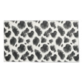 Black and White Cow Print Pattern Kussensloop (Achterkant-Links)