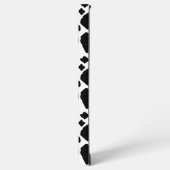 Black and White Cow Print Pattern Spots Samsung Galaxy Hoesje (Linkerkant)