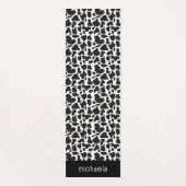 Black and White Cow Spots Pattern Yogamat (Voorkant)