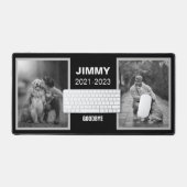 Black and White Dog Memorial 2 Photo Collage (Clavier et souris)