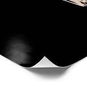 Black and white Dragon sketch Perfect Poster (Hoek)