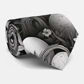 Black and White Easter Eggs  Stropdas