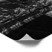 Black and White Eiffel Tower Poster (Coin)