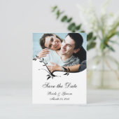 Black and White Enregistrer la photo Date Cartes p (Debout devant)