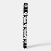 Black and White Fair Isle kerstSweater Print Case-Mate iPhone Case (Achterkant / Rechts)