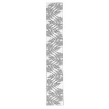 Black and White Fern Silhouette Pattern