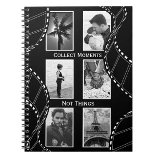 Black and White Film Reel Custom Photo Notitieboek