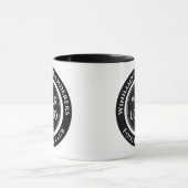 Black and White Football Team Mug (Centre)