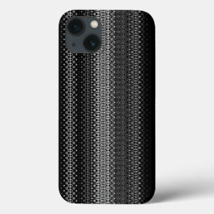 Black and White Funky Cool Pattern iPhone 13 Hoesje