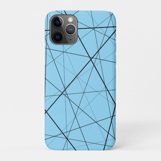 Black and white geometric pattern Case-Mate iPhone case (Achterkant)