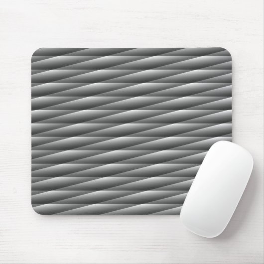 Black and white geometrical pattern muismat (Met muis)