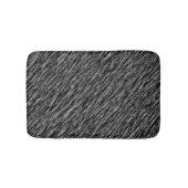 Black and White Grunge Pattern Badmat (Voorkant)