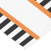 Black and White Halloween Table Runner Korte Tafelloper (Hoek)