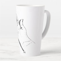 black and white hand on coffee mug