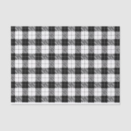 Black and White Herringbone Tissue Paper Tissuepapier