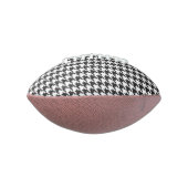 Black and White Houndstooth Pattern American Football (Gedraaid 90)